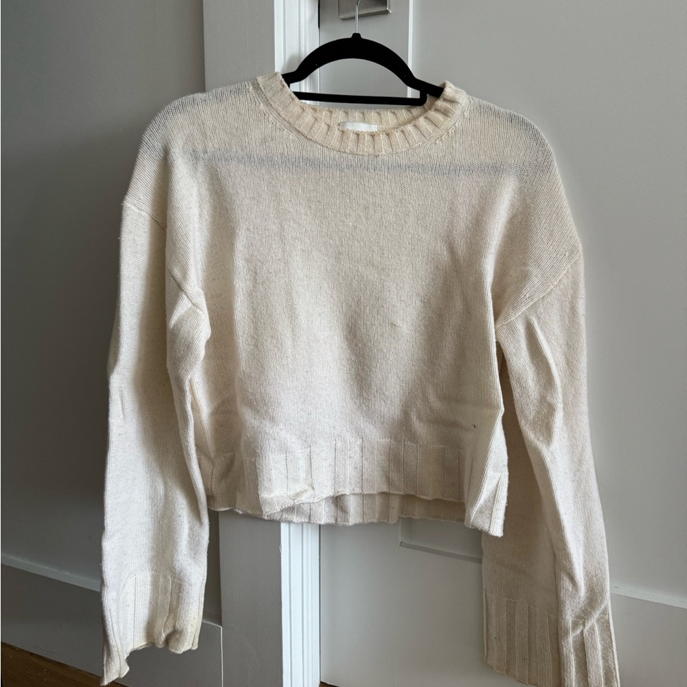 Allude Cream Sweater